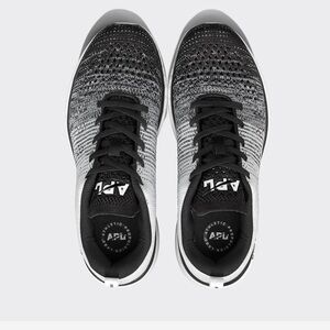APL Techloom Pro Black White Ombré Classic Running Shoe Sneaker